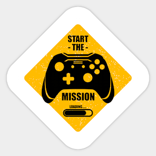 Gamer T-Shirt Sticker